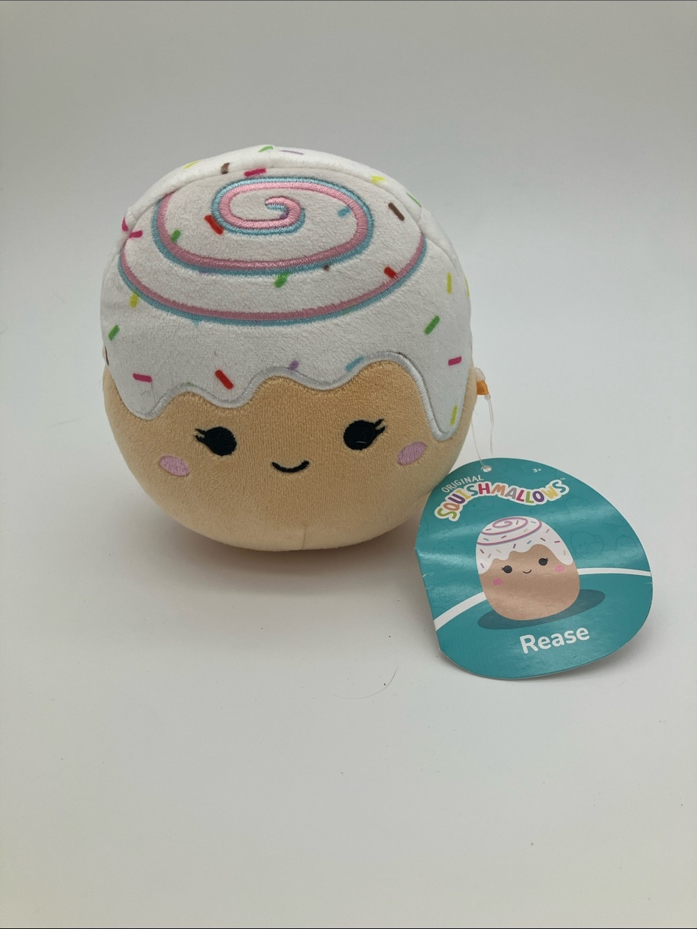Squishmallows Rease The Cinnamon Roll Plush Foodie Breakfast Squad NWT